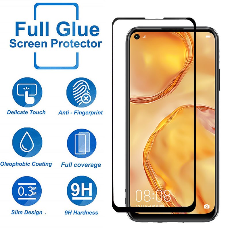 2Pcs Full Coverage Huawei Nova 7i Tempered Glass Huawei Nova 7i Nova7i ...