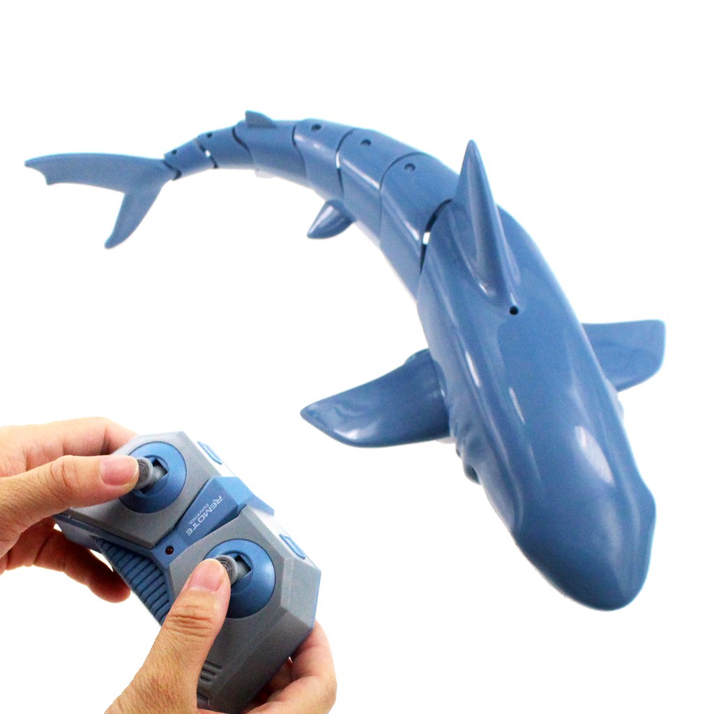 2 4g Radio Remote Control Shark Rc Fish Boat Electric Large Size For Swimming Pool Lake Kids Water Toys Gifts Shopee Singapore