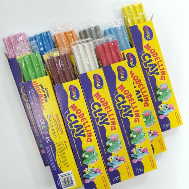 Malaysia] Nikki Clay, Plasticine Clay, Fun Clay (10 boxes/set