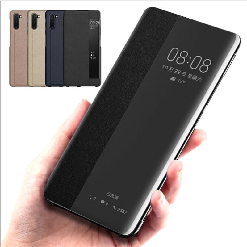 Casing Samsung Galaxy A51 A50 A50s A30s A70 A70s A80 A90 Side Window Smart Leather Cover Flip Holder Stand Hard Case Shopee Singapore