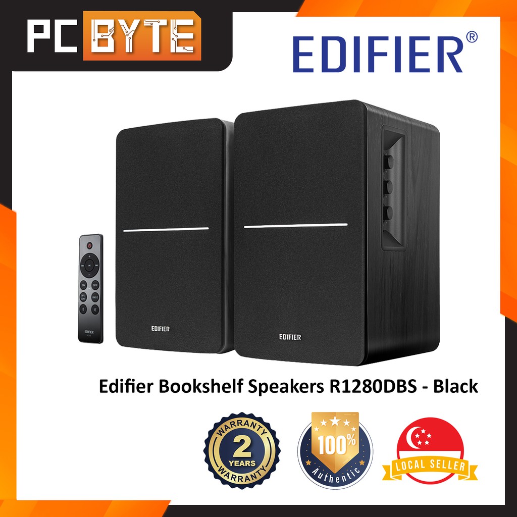 Edifier Bookshelf Speakers R1280DBS (R/L 21W+21W RMS / Bluetooth 5.0