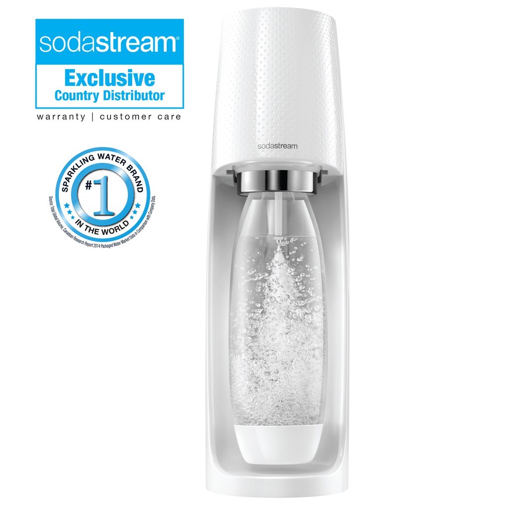 Sodastream Spirit White Sparkling Water Maker Manual Model Soda Water