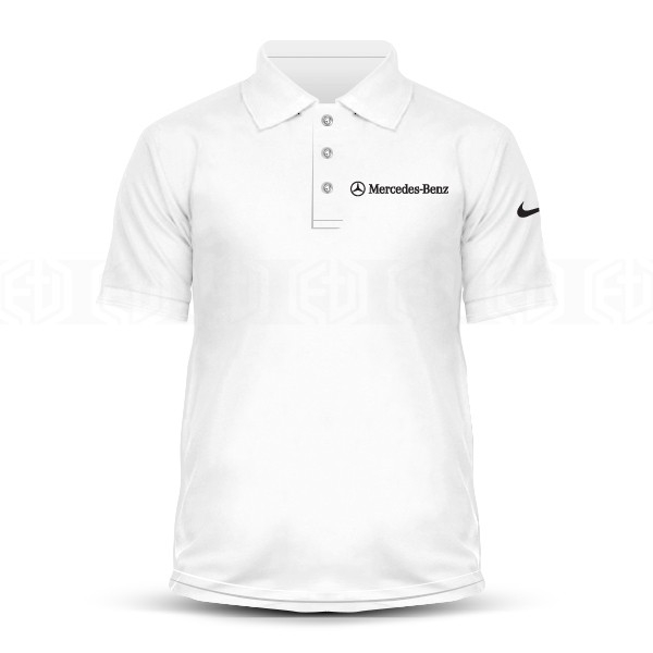 polo white golf shirt