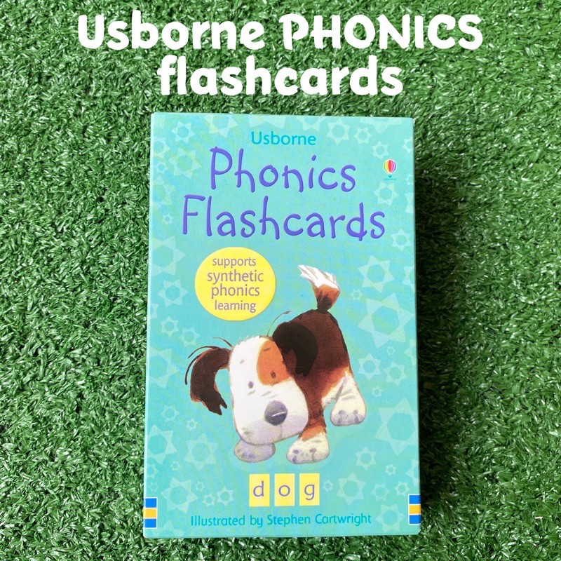 Usborne phonics flash cards Learning cards phonic Spelling Shopee