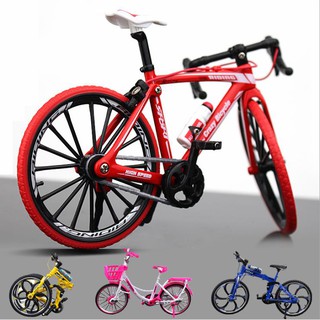 1:10 Diecast alloy Metal Mountain Folded Bicycle model accessories Toys js011
