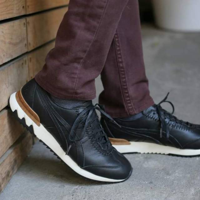 ONITSUKA TIGER MHS LEATHER BLACK 