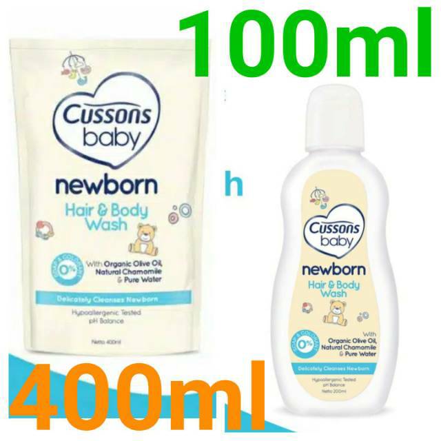 cusson baby newborn hair and body wash