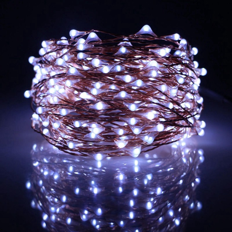 USB 100 LED Fairy String Lights Copper Wire Lamp Wedding Party Decor night light