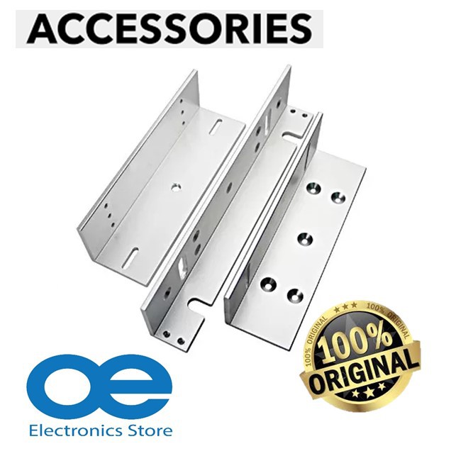 Door Access 800 Zl Magnetic Emlock Bracket Shopee Singapore