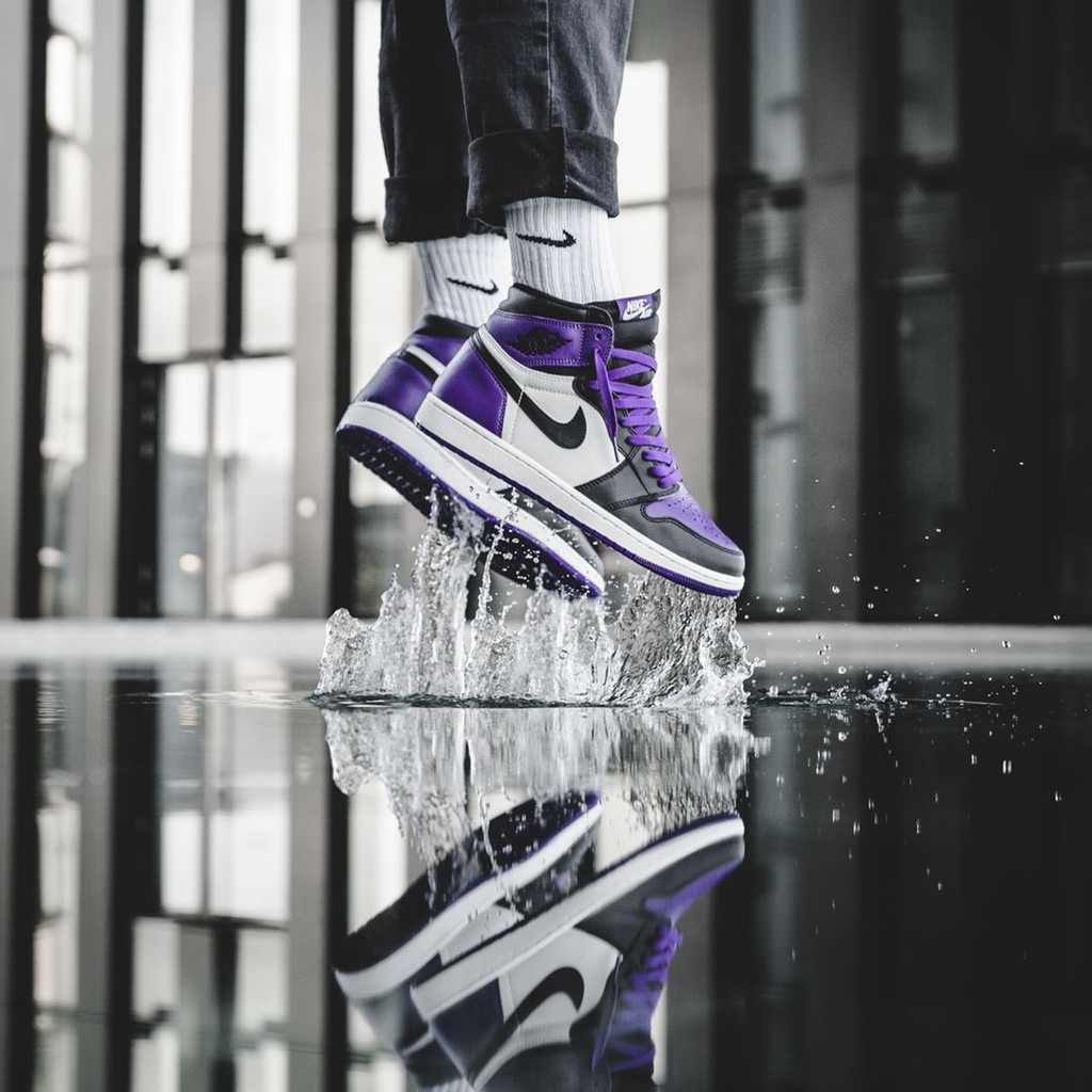 nike air jordan 1 court purple