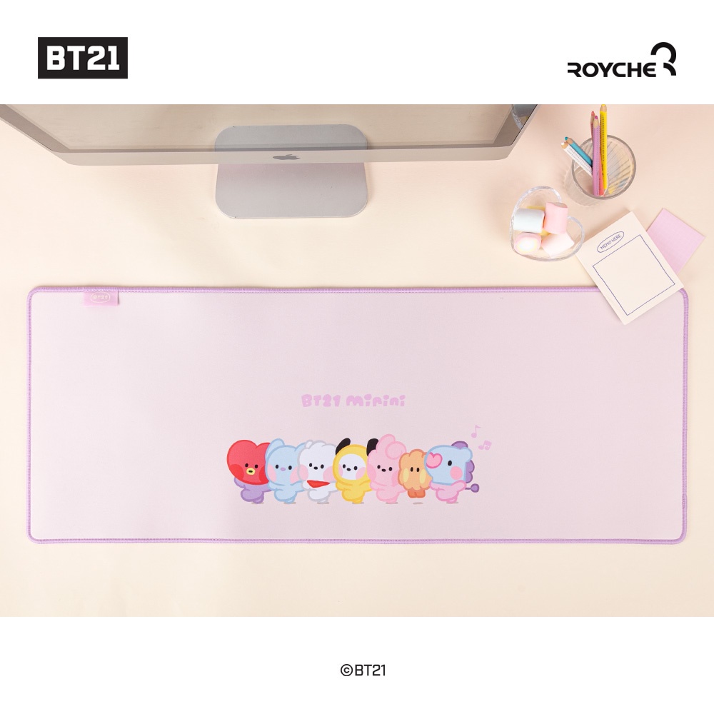 [BT21 OFFICIAL] BT21 Minini Long Mouse Pad Shopee Singapore