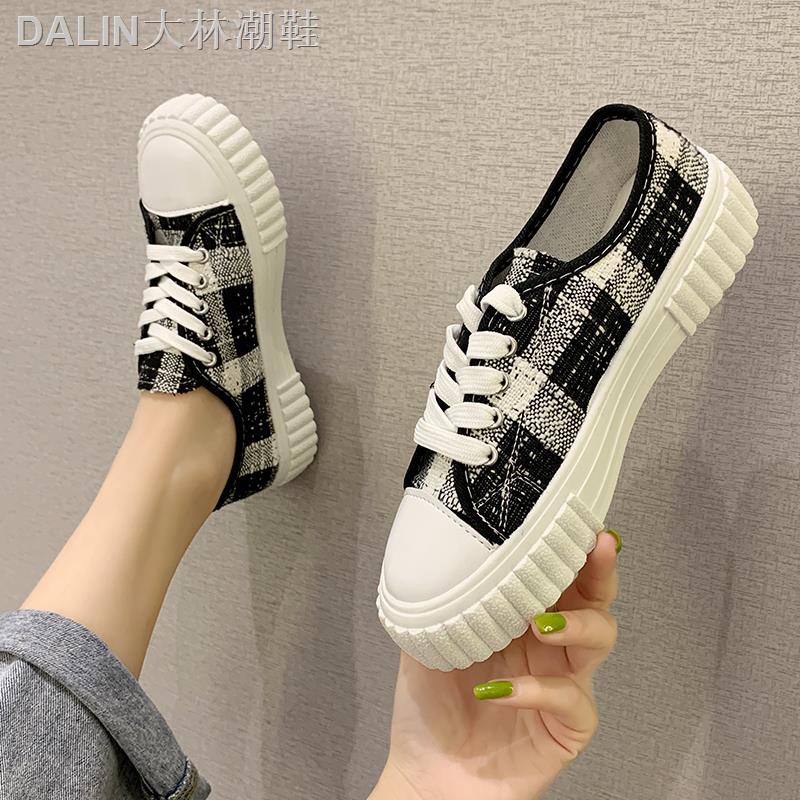 2020 Korean Fashion Casual Wild Breathable Flat White Shoes Shopee Singapore