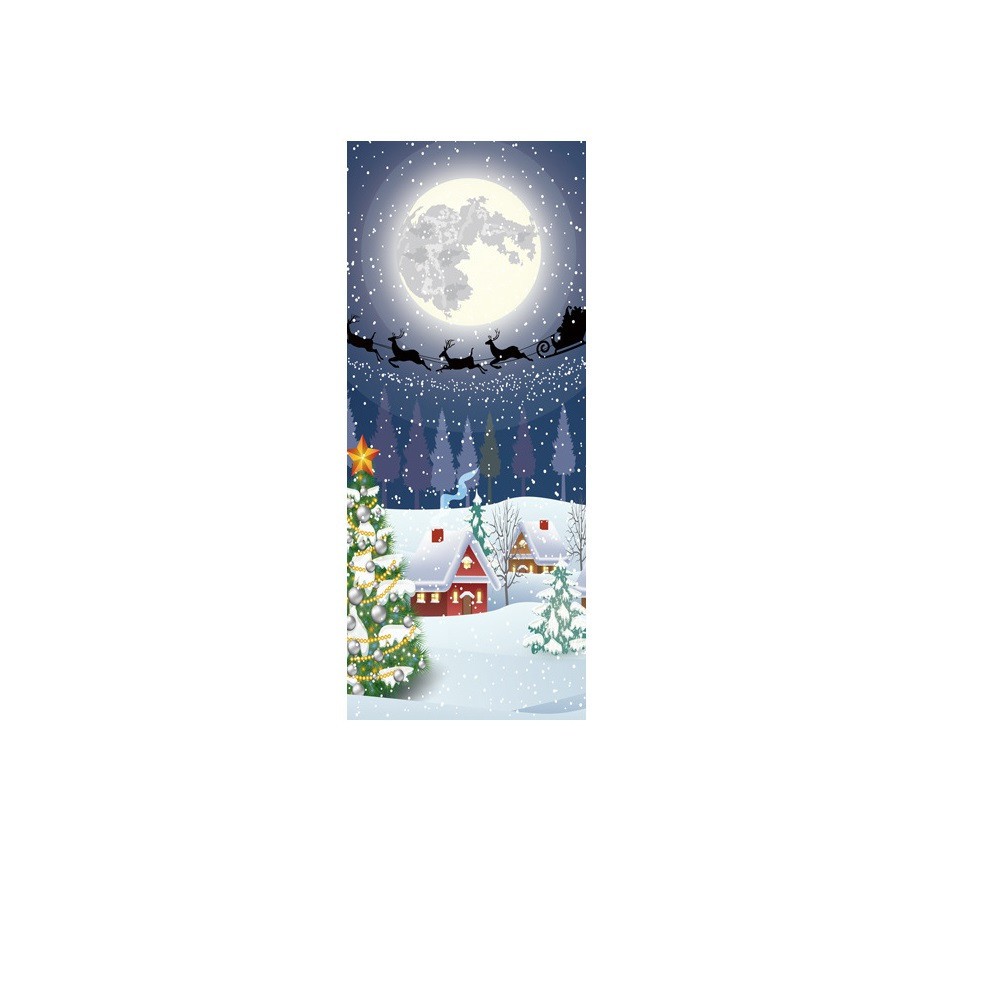 Christmas Eve Door Cover Holiday Covers Decoration 30 Inch By 6 5