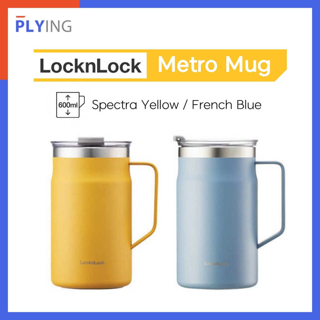 [LocknLock] LOCK & LOCK Metro Mug with Handle & Lid Double Walled