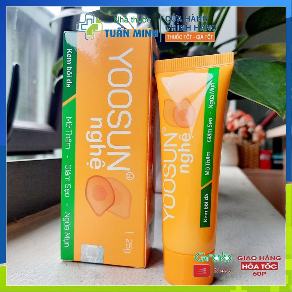Turmeric Yoosun Cream Helps To Fade Scars To Prevent Acne, Effectively Smoothing Skin Type 25g