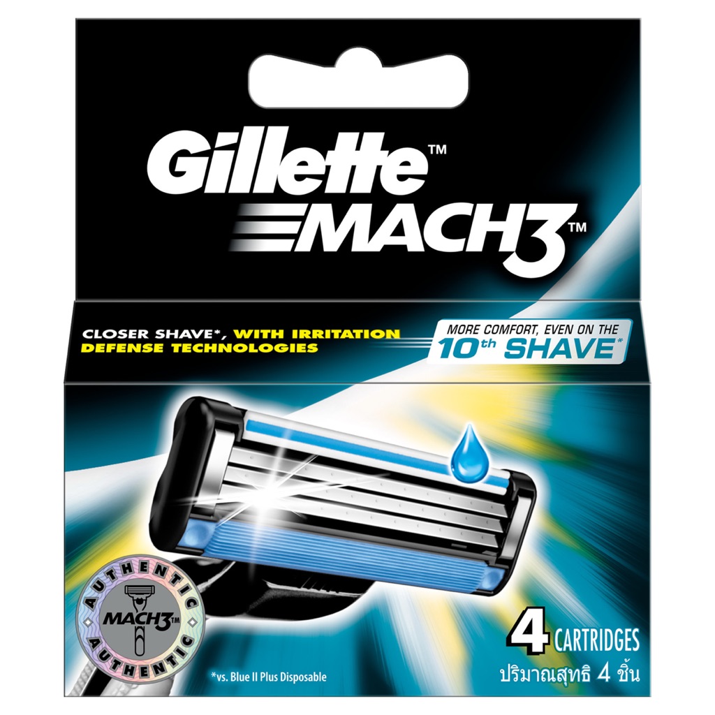 Gillette Mach3 Razor Refill Cartridges – IAFTP