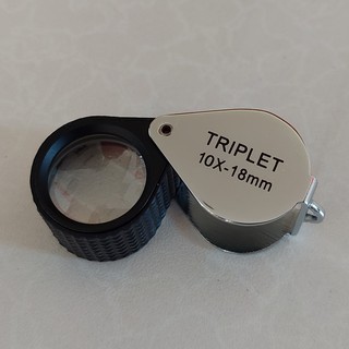 Nikon Full HD 10x18mm Lens Magnifier Loupe Jewellers Eye Amulet Folding Pocket 