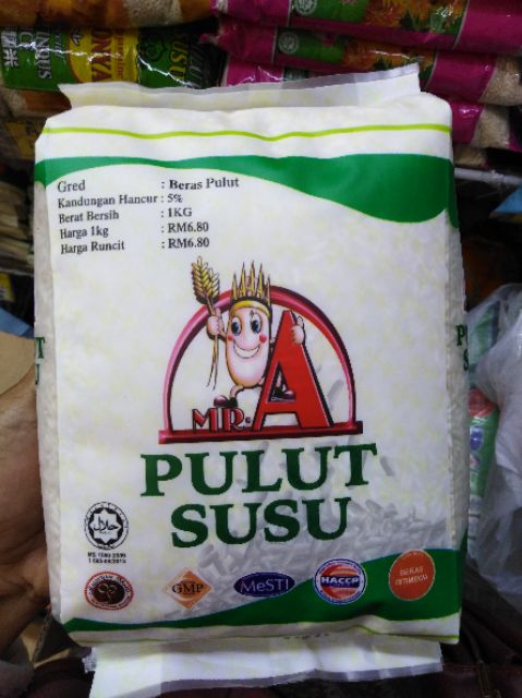 Beras Pulut Mr A 1kg Pulut Susu Original Kedah Singapore