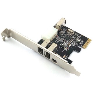 PCI-E1394 video capture card, VIA chip, with front HD DV, send 1394 line PCIE card