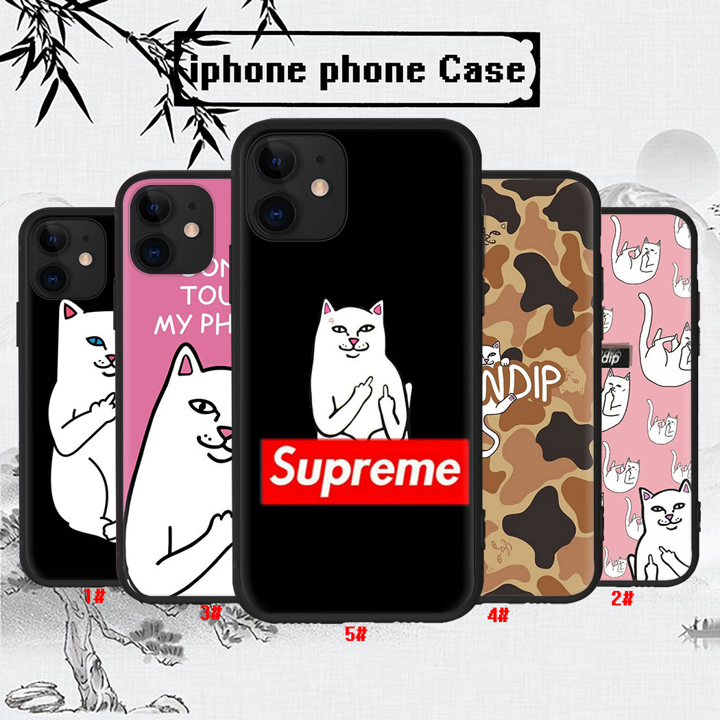 Soft Silicone Phone Iphone 11 Xs Max Xr X 6 6s 7 8 Plus 5 5s Se Cover Ripndip Cat Shopee Singapore