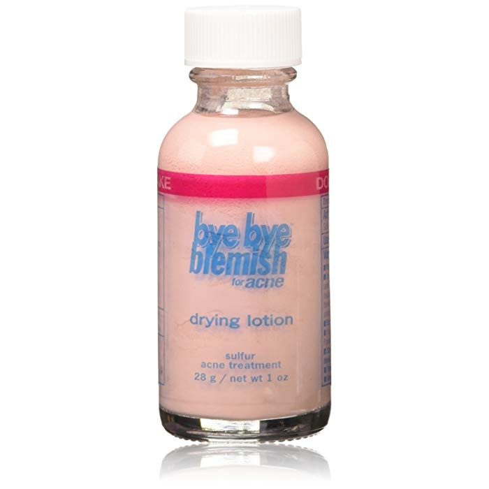 pink drying lotion