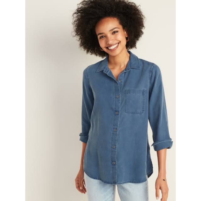 denim shirt womens old navy