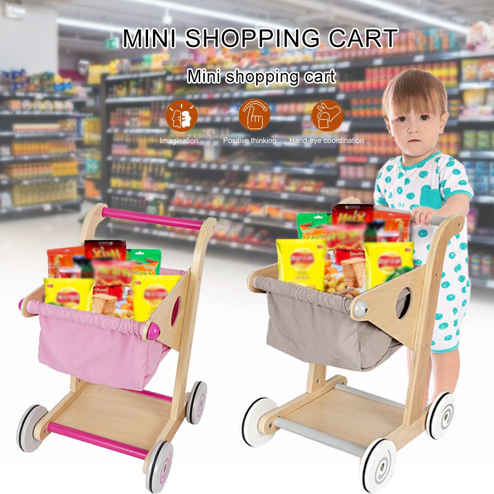 kids wooden trolley