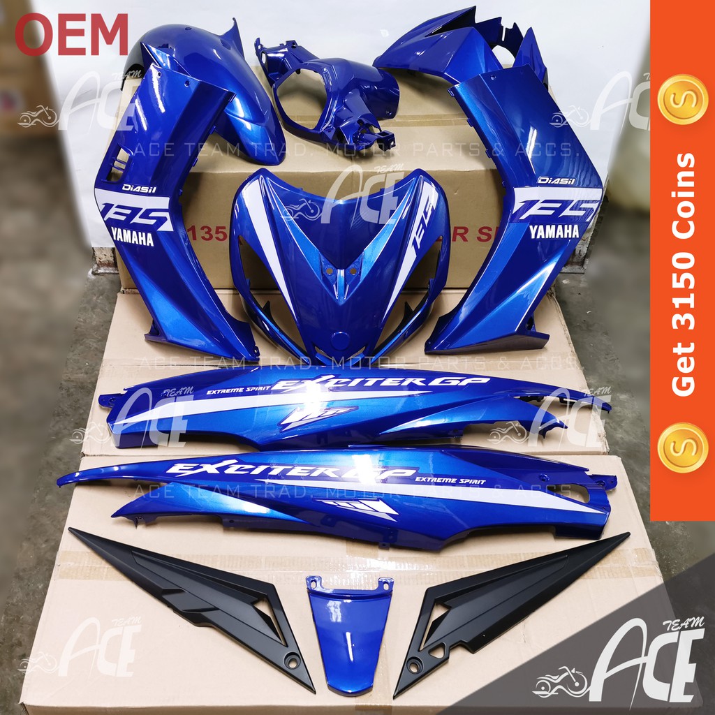 Coverset Lc135 V1 Exciter Gp 135 Yamaha Lc V1 Body Cover Set Exciter Gp135 Edition Lcv1 Oem Shopee Singapore