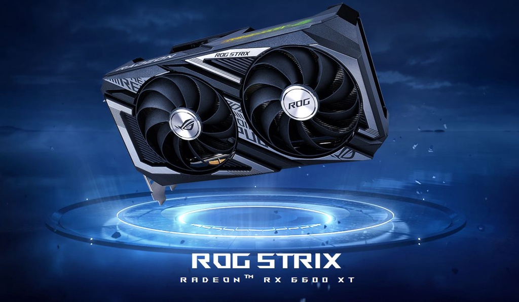 ASUS ROG Strix AMD Radeon RX6600XT, RX6600 XT, RX 6600XT, RX 6600 XT OC ...