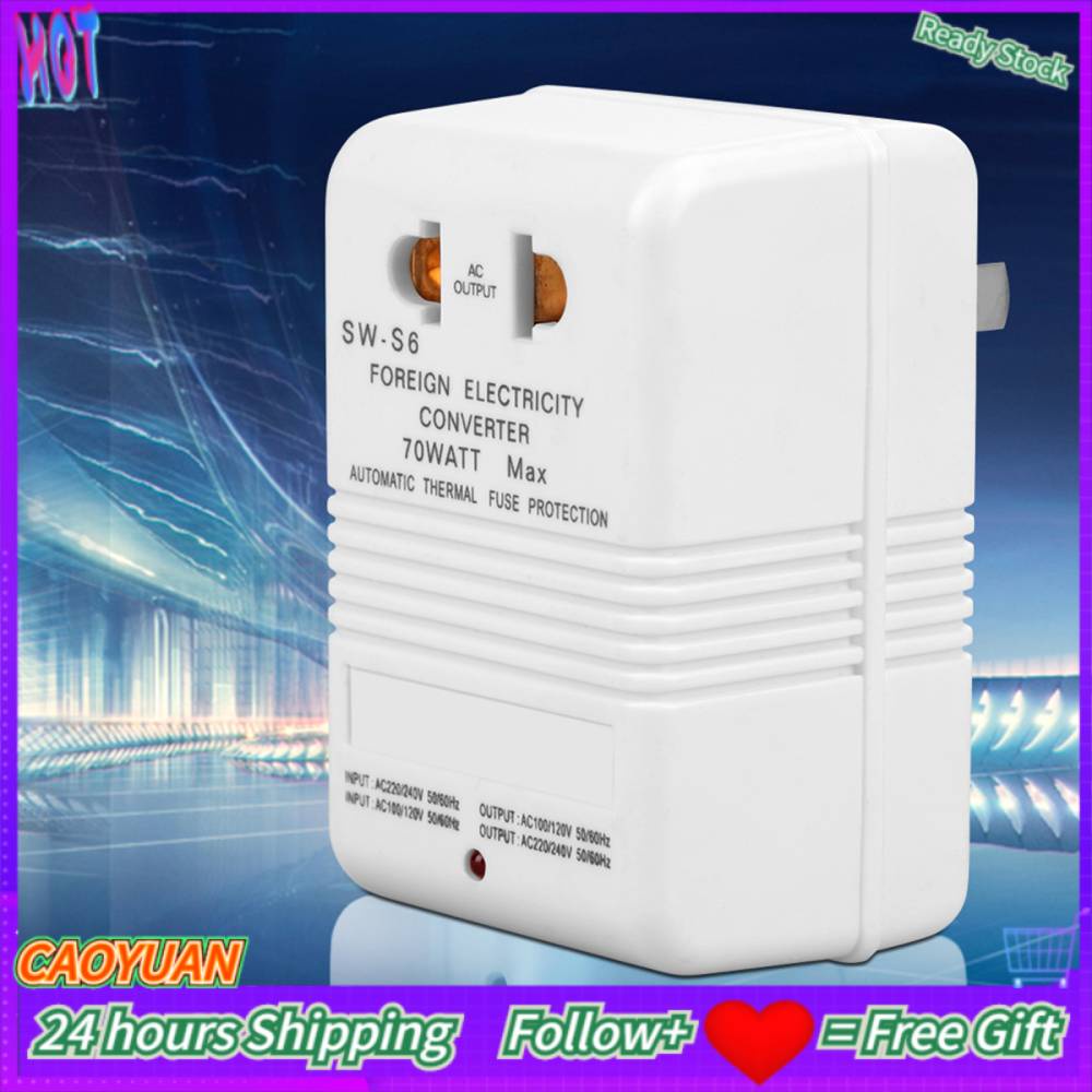 70W 110V/120V to 220V/240V Step-Up&Down Voltage Converter | Shopee ...