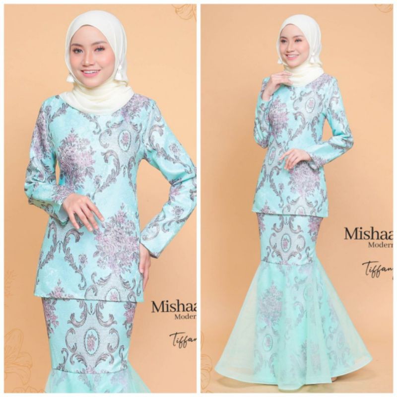 Mishaa Kurung Moden 726 Baju Kurung Cantik Baju Raya Shopee Singapore