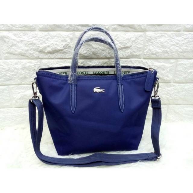 lacoste nylon bag