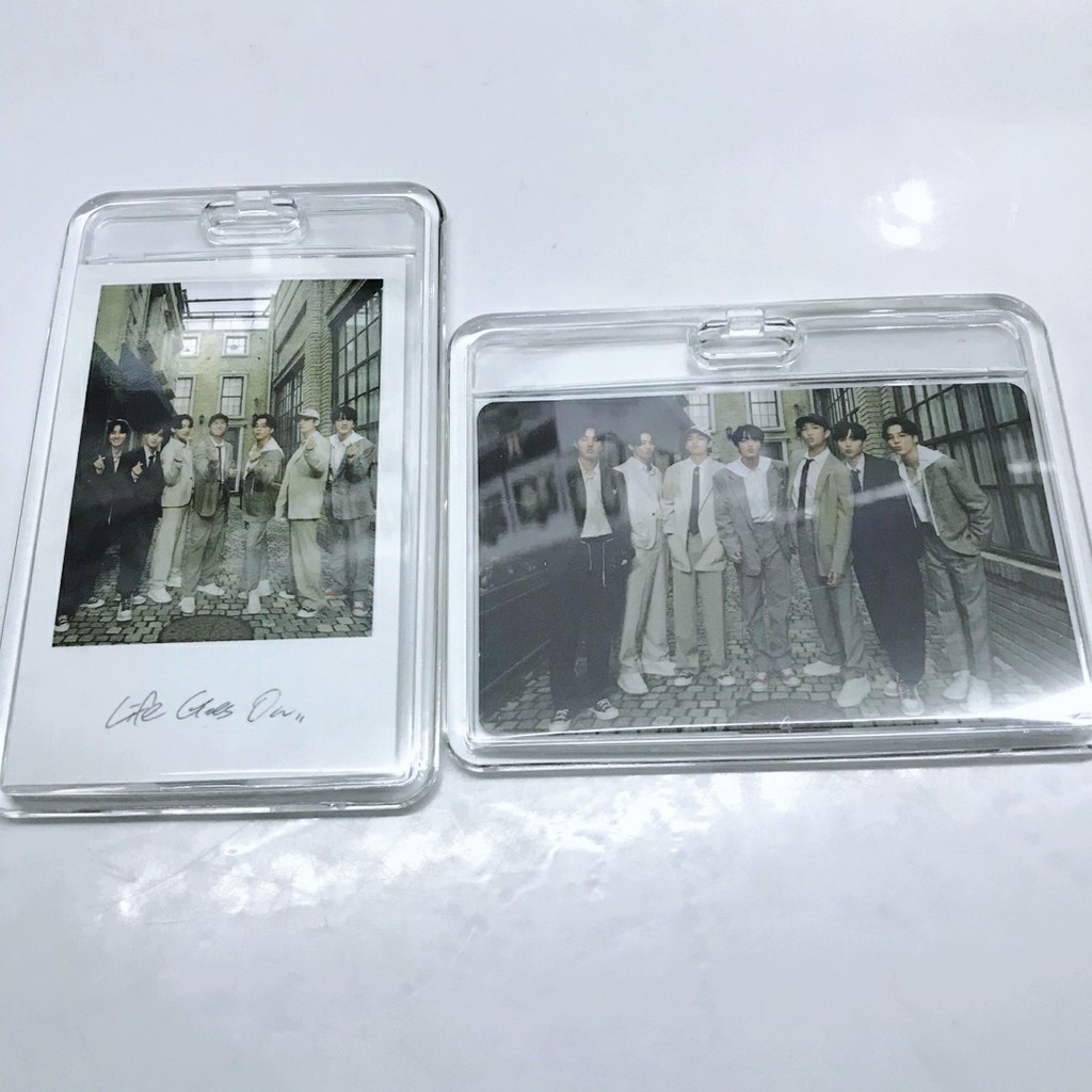 Bantex Photocard Holder Acrylic Id Card Toploader Shopee Singapore