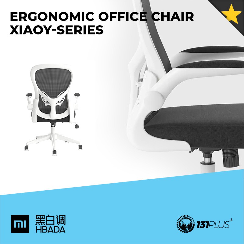 Xiaomi Hbada Ergonomic Office Chair Xiaoy Series 360 Swivel 90 Armrest Breathable Mesh Elastic Sponge Comfortable Shopee Singapore