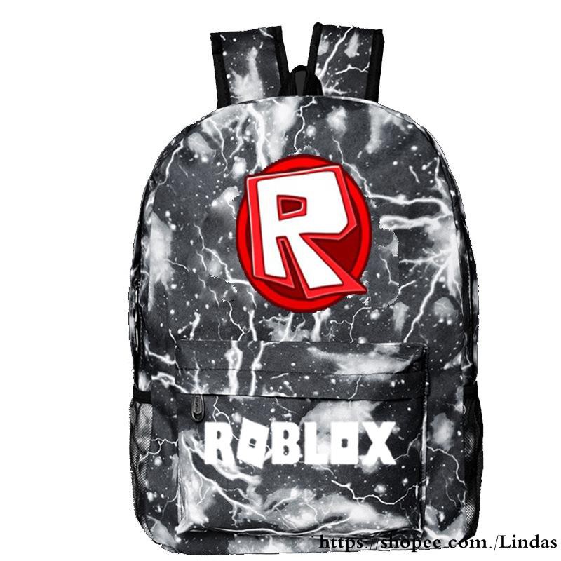 Roblox School Bag Game Backpack Backpack Student Backpack Lightning Shopee Singapore - red goyard roblox