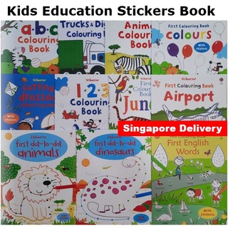 USBORNE Sticker & Colouring Book/Early Childhood/Educational Activity Books