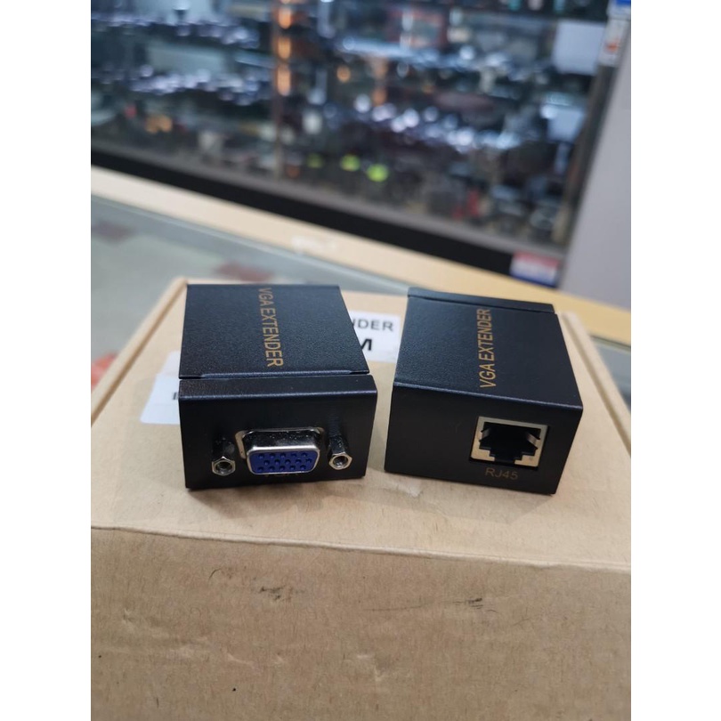 VGA Extender Repeater By Cat5e/6 Up to 60M VGA UTP Extender( Receiver ...