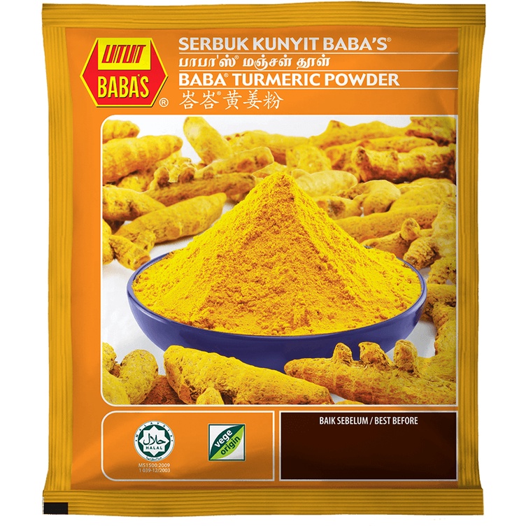8 Pcs Babas Turmeric Powder 125g Shopee Singapore
