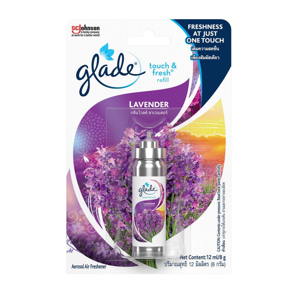 Glade Touch & Fresh Lavender Air Freshener Refill 12ml Shopee Singapore