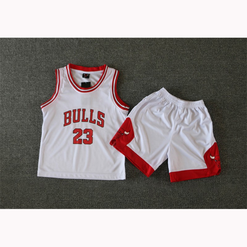 NBA Chicago Bulls No.23 Jordan Jersey Kids Basketball Clothing Suits – >>> top1shop >>> shopee.sg