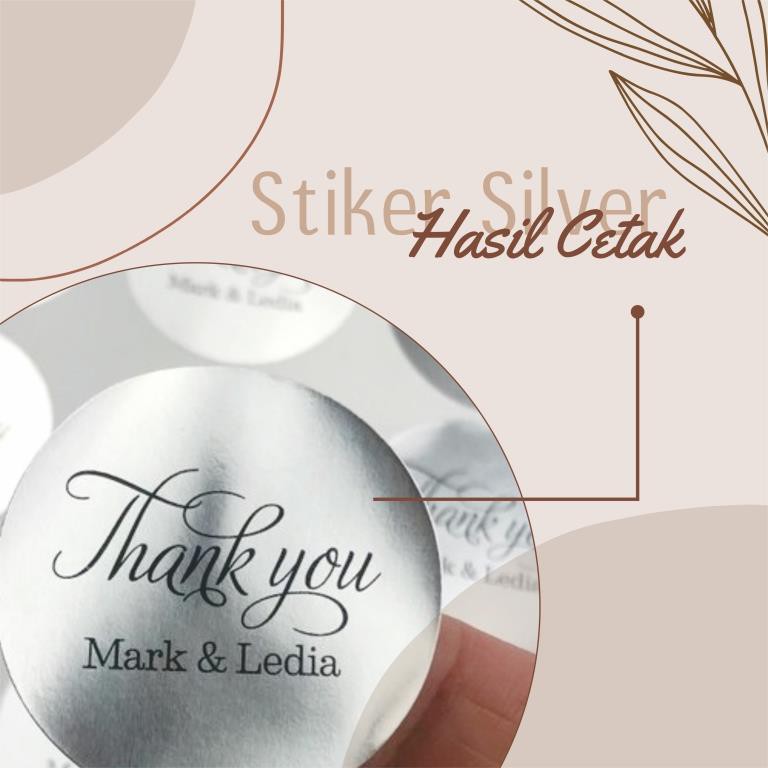 Small Silver Label Stickers Shopee Singapore