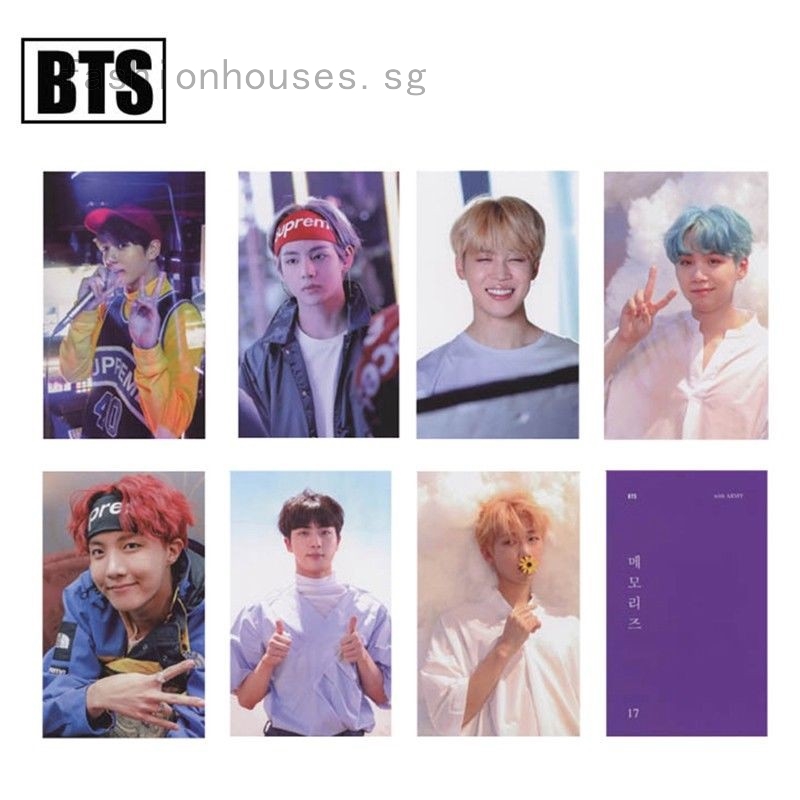 Kpop Bts Bangtan Boys Lomo Card Memories Of 2017 Photo Cards Gift New Shopee Singapore