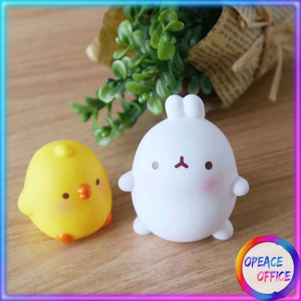 Molang Piu Piu Figure Doll Set Toy Decor Mini Cute Figurine Shopee Singapore