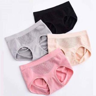 Image of Ready Stock Women's Warm Palace Panties Japan 3D Honeycomb Briefs Seluar Dalam Sexy health antibacterial Underwear