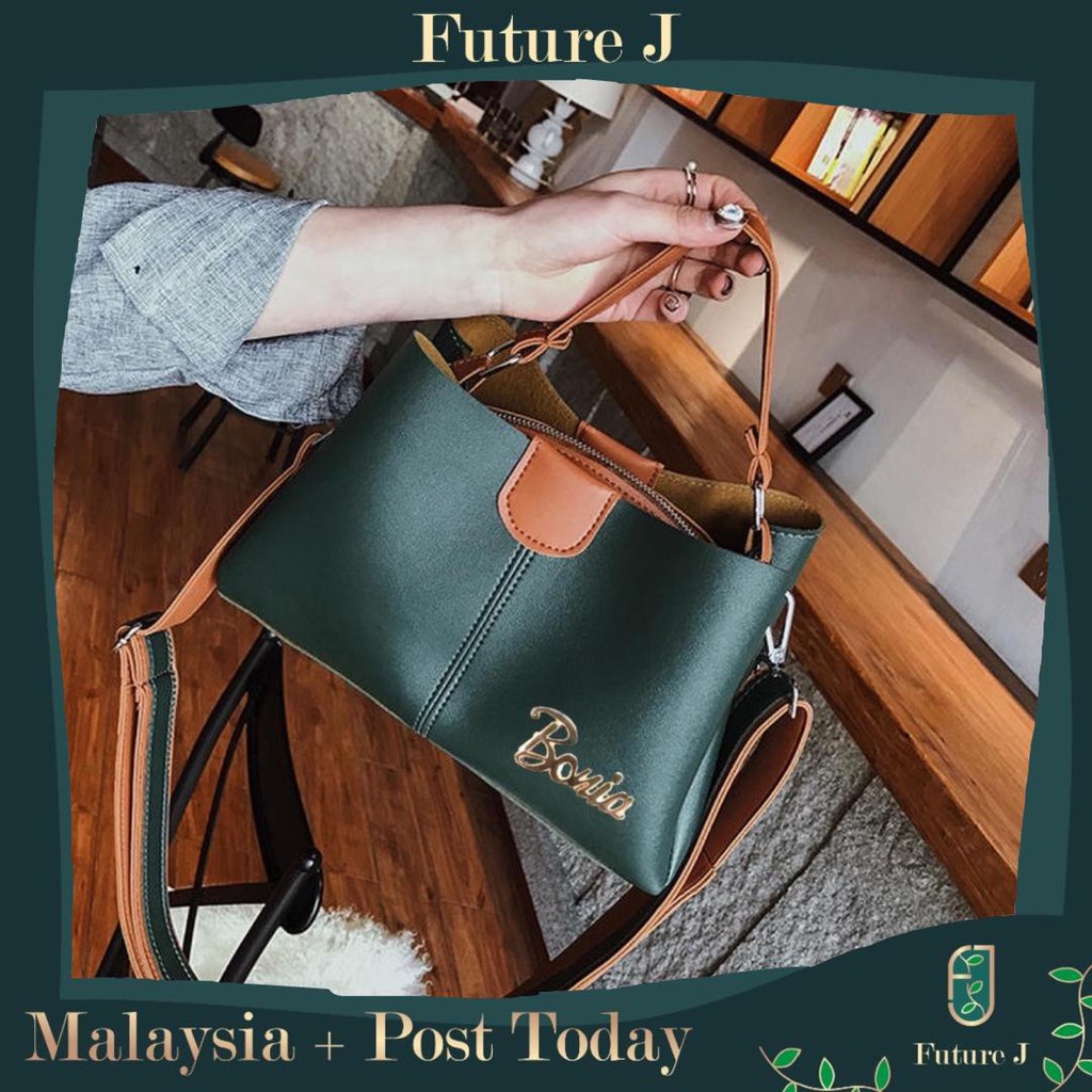 Local Stock Ready Stock Futurej Bn Woman Handbag Beg Tangan Bag Tote Pu Leather Shoulder Bag Handbag Bags Wanita Ladi Shopee Singapore