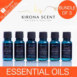 [FLASH DEAL!] BUNDLE OF 3 PROMO. 30ml Aromatherapy Essential Oils. <60 Scents>