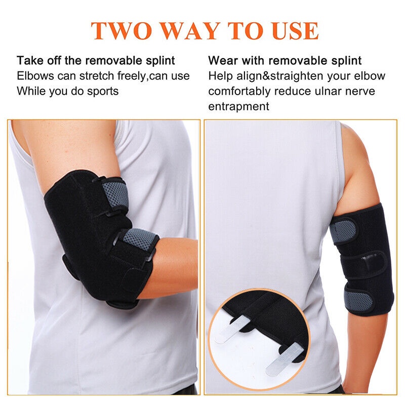 Elbow Fracture Splint Removable Long Arm Soft Cast Immobilizer Brace