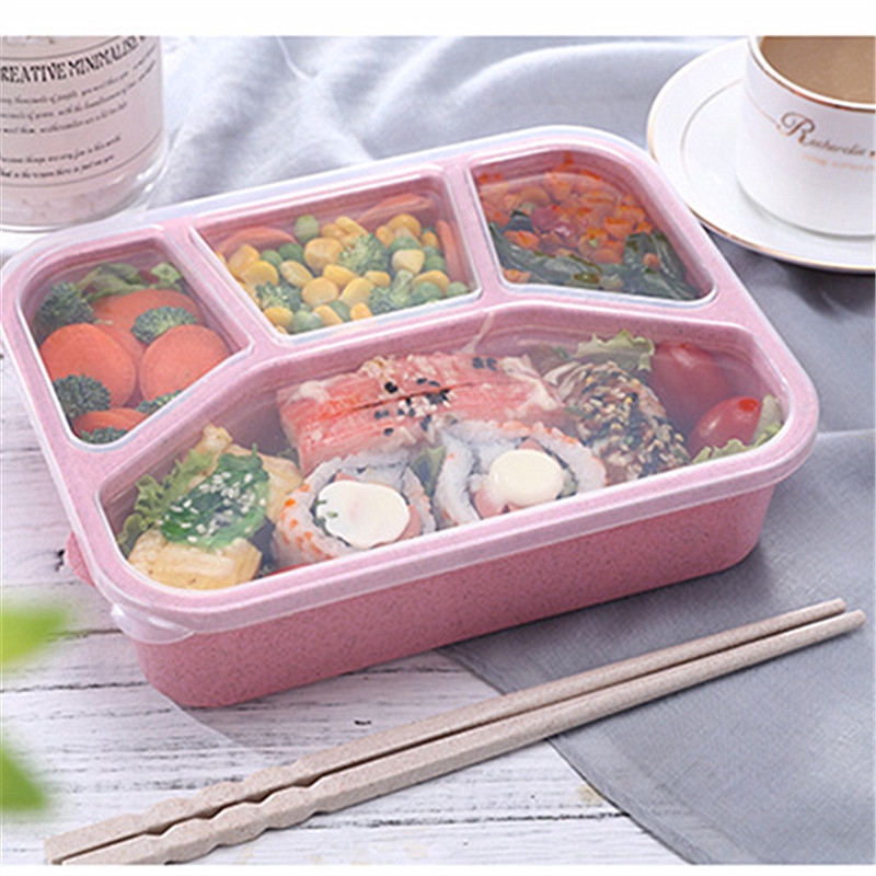 Microwavable Healthy Bento Box Lunch Box With Compartments BPA Free