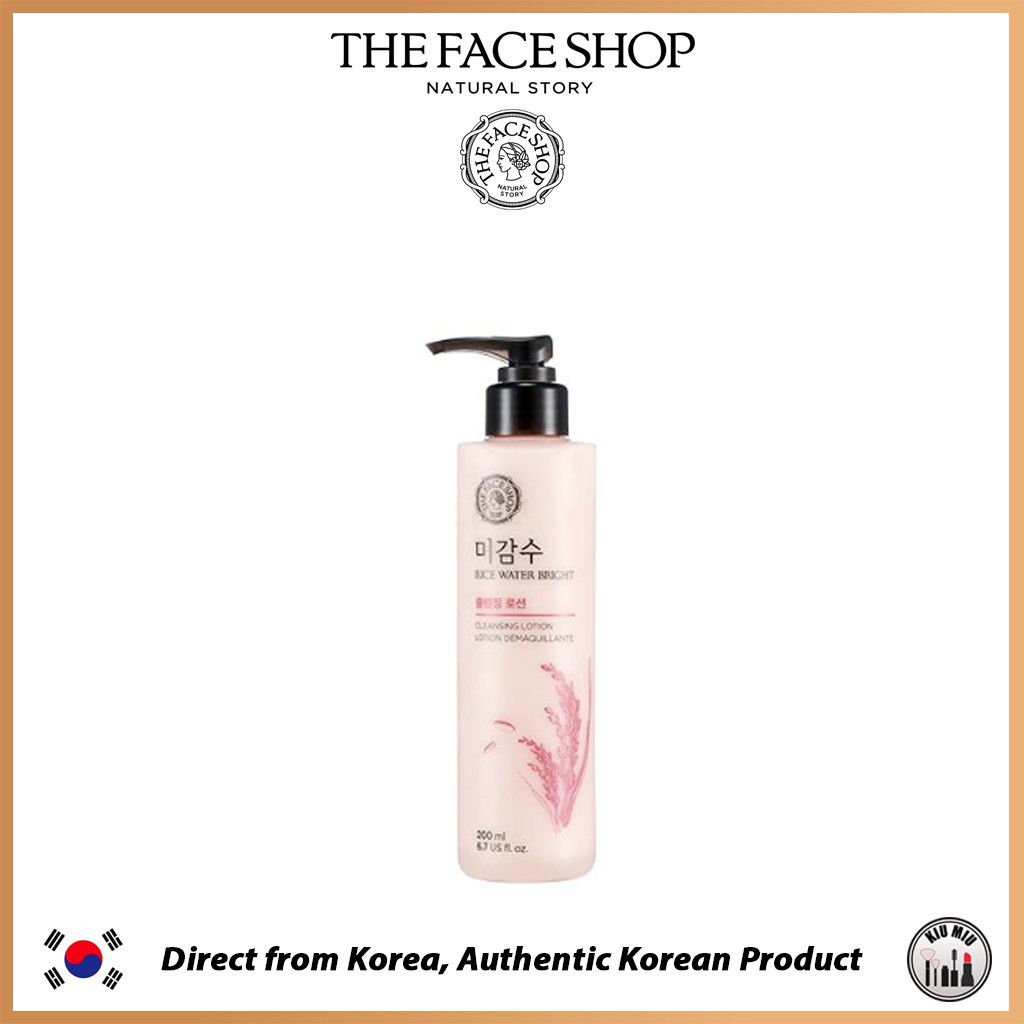the face shop cleansing lotion
