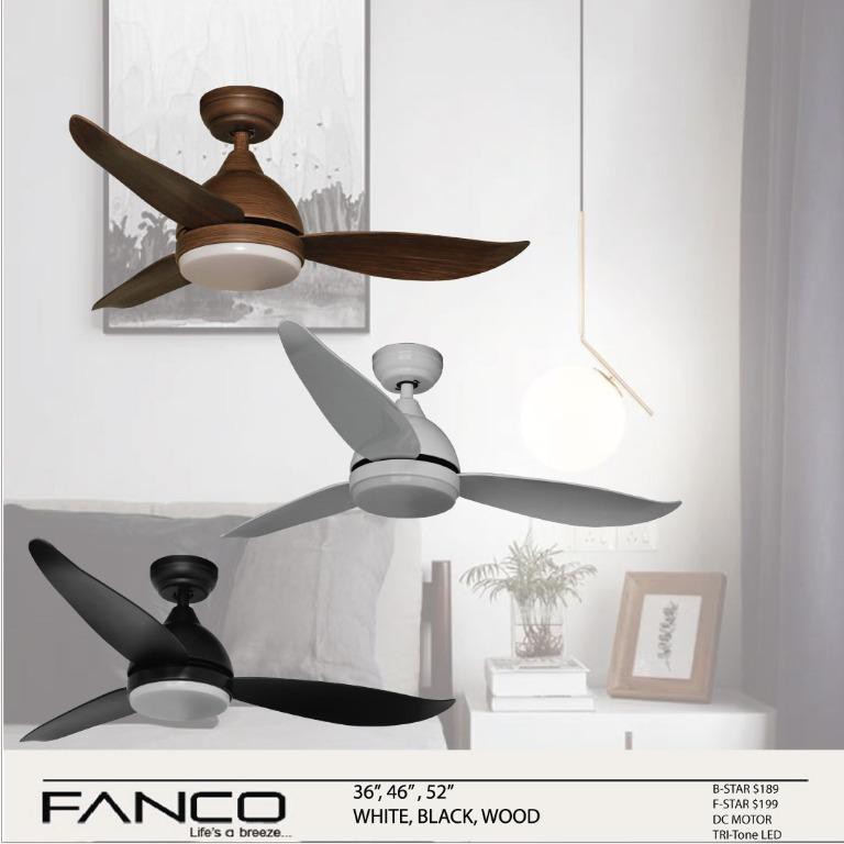 Fanco B Star DC Ceiling Fan 4years warranty Shopee Singapore
